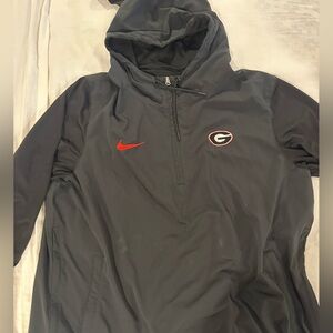 Nike Georgia Bulldogs Men’s Half Zip Hoodie Jacket XXL UGA Dawgs